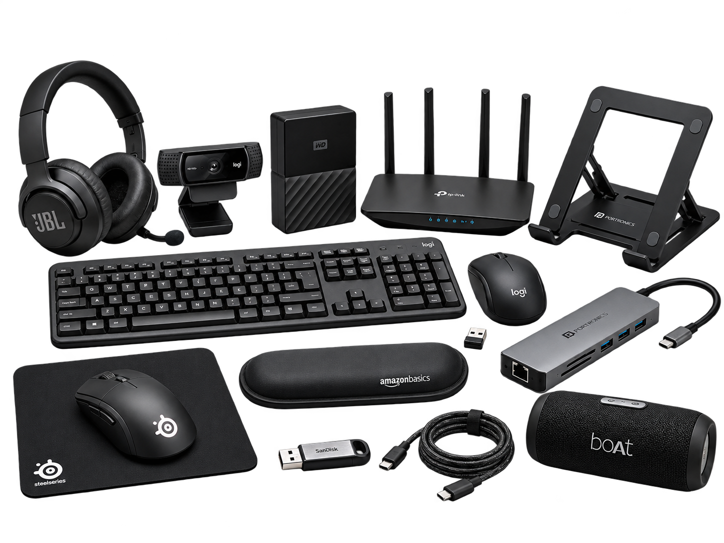 Keyboard, mouse and accessories