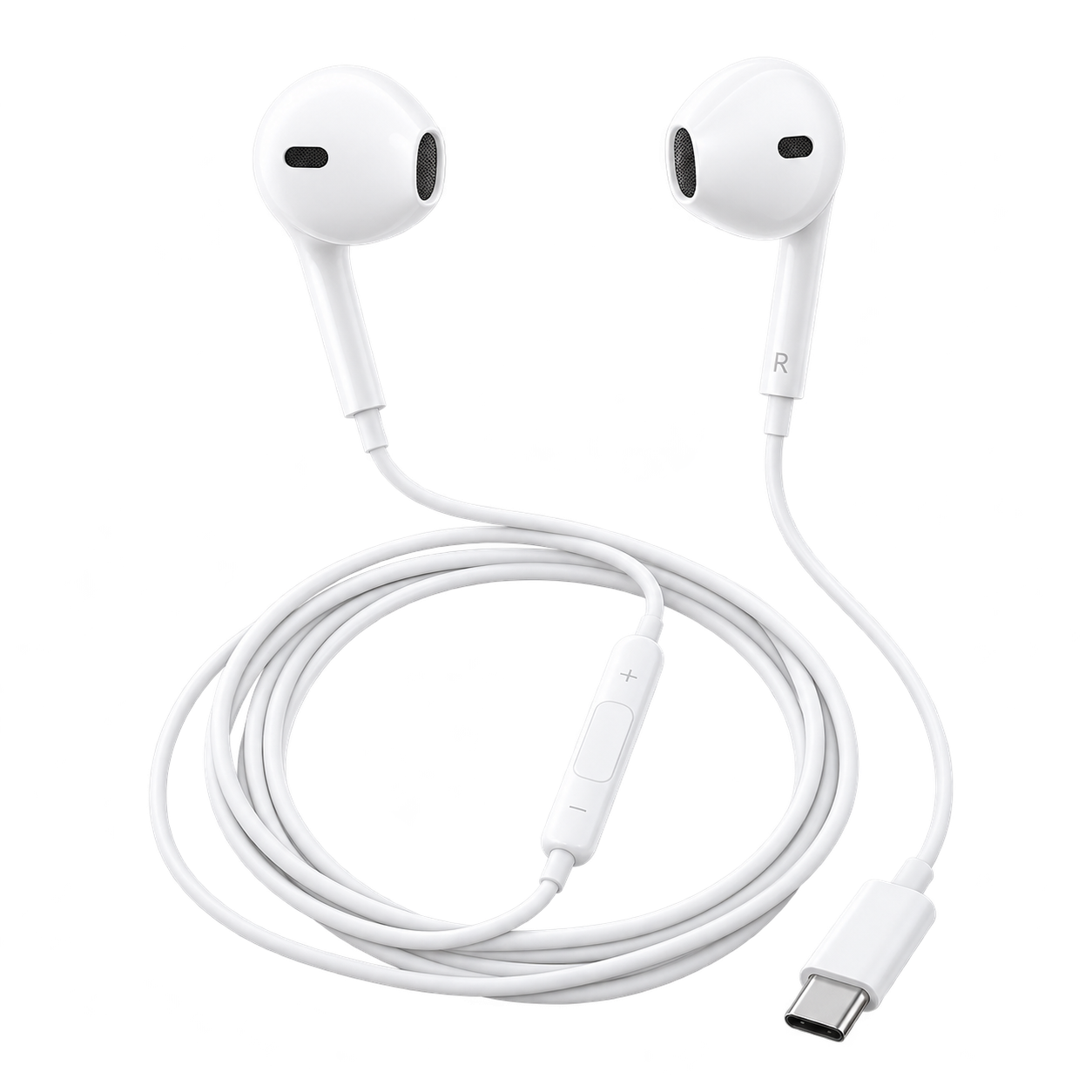 Wired Apple earphones with USB-C connector